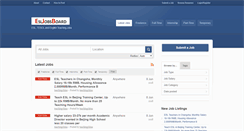 Desktop Screenshot of esljobsboard.com