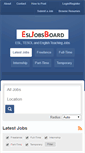 Mobile Screenshot of esljobsboard.com